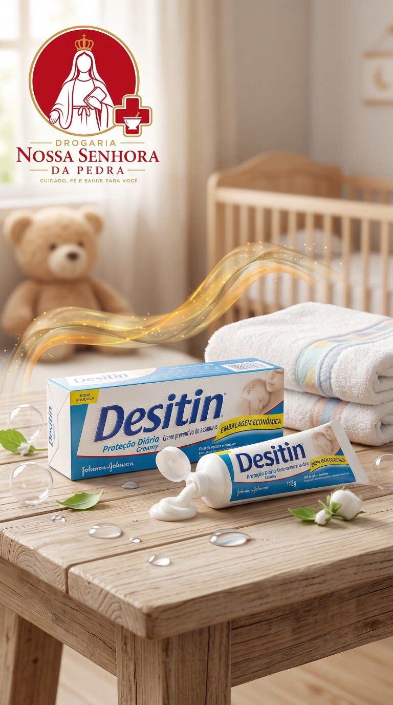 Creme Desitin para prevenção de assaduras