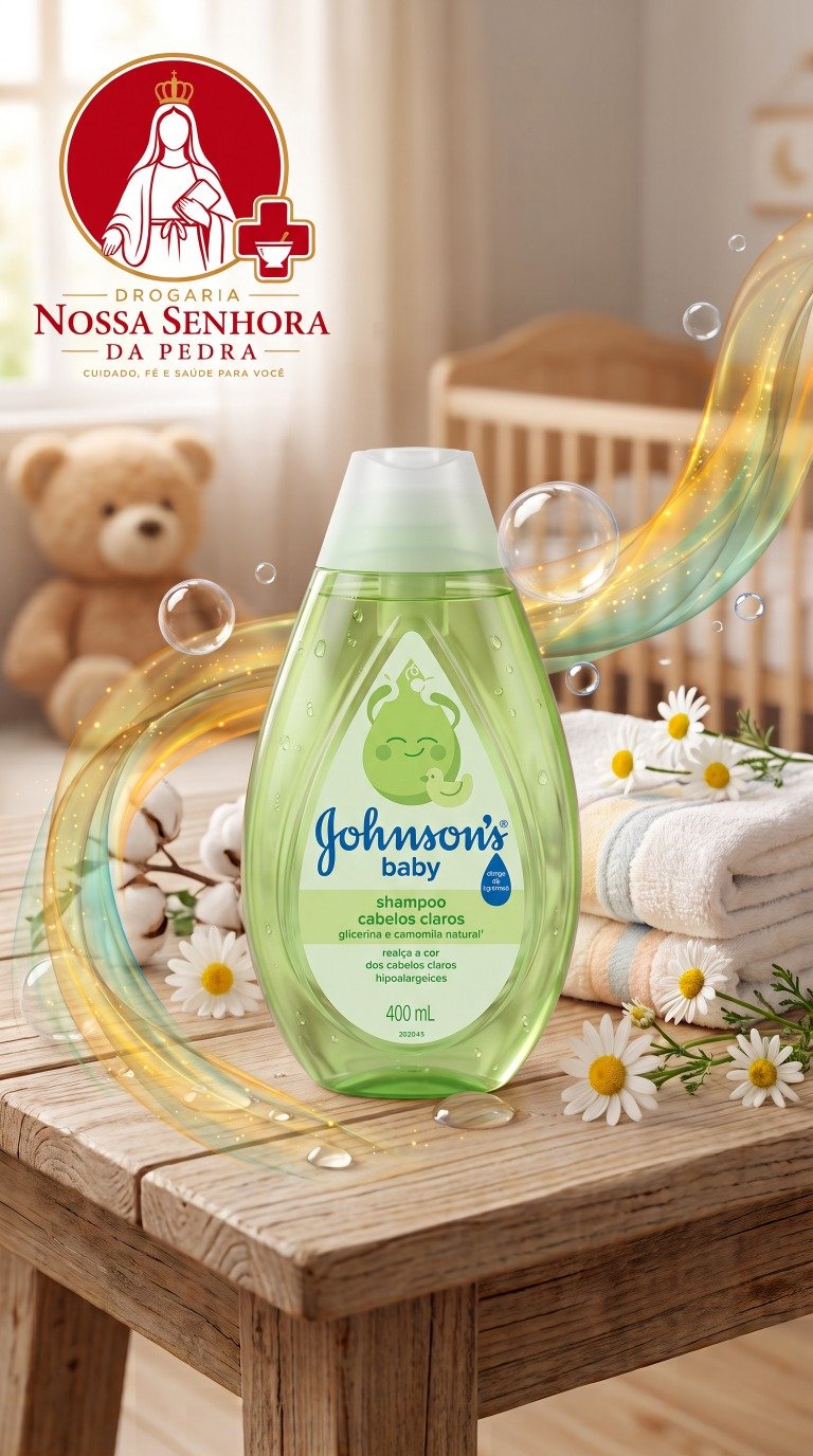 Shampoo infantil para cabelos claros